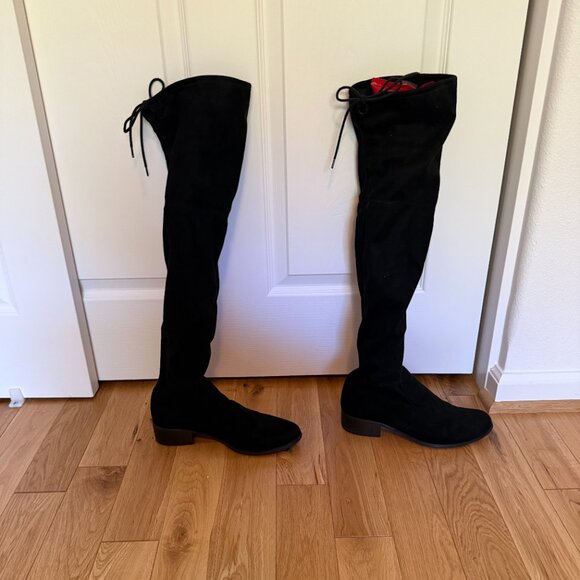 Charles By Charles David Gammon Over-the-knee thigh high boots in black - Picture 5 of 7